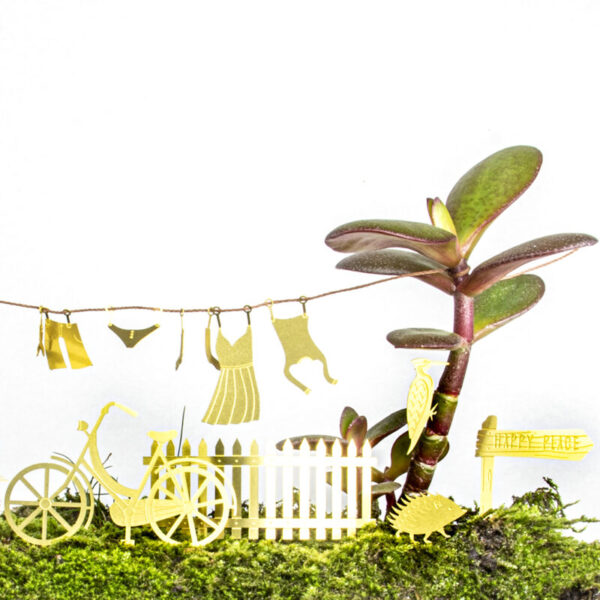 Tiny Bike Adventure - miniatuur fietsavontuur voor je plant 7 Orchidee-kopen.nl