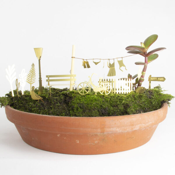 Tiny Bike Adventure - miniatuur fietsavontuur voor je plant 9 Orchidee-kopen.nl