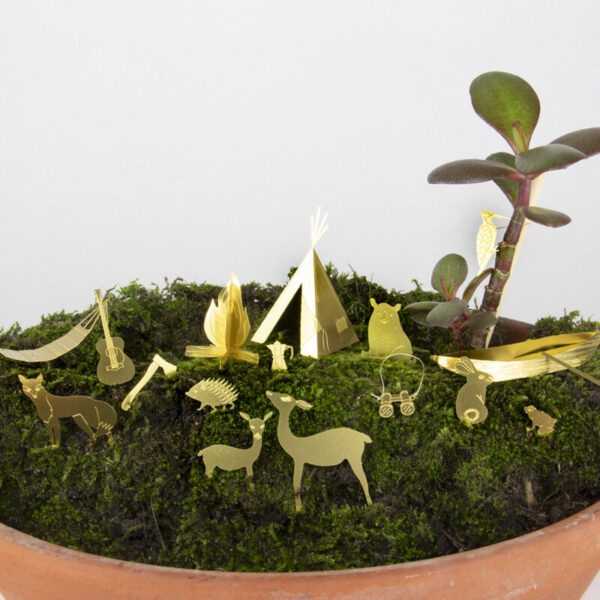 Tiny Camping - mini messing campingset voor je plant 5 Orchidee-kopen.nl
