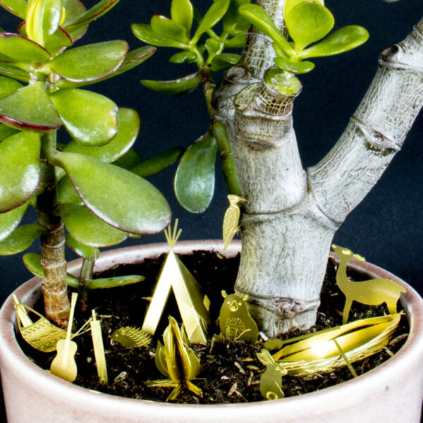 Tiny Camping - mini messing campingset voor je plant 7 Orchidee-kopen.nl